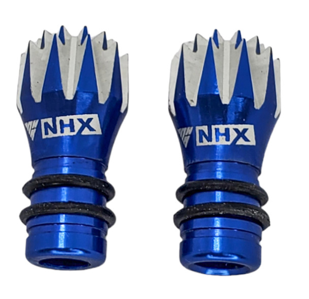 NHX RC Alum Transmitter Gimbal Stick Ends (M3) 18.5mm for Futaba 14SG 16SZ 16IZ 18SZ 10J -Blue