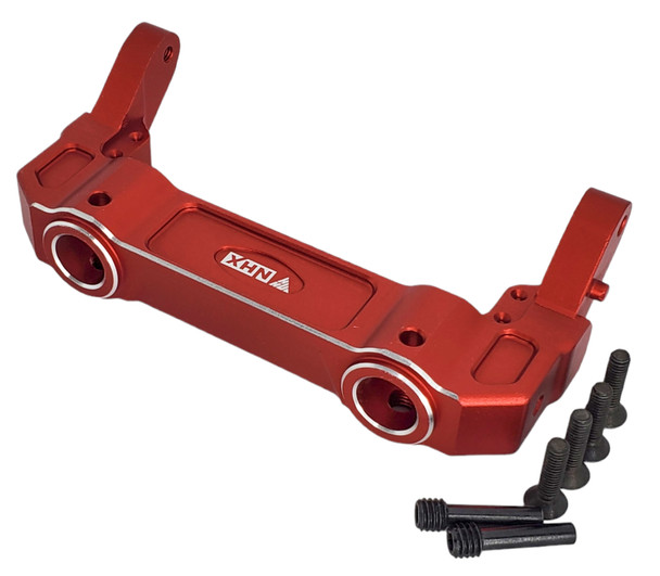 NHX RC Aluminum Front Bumper Mount for Axial SCX6 -Red