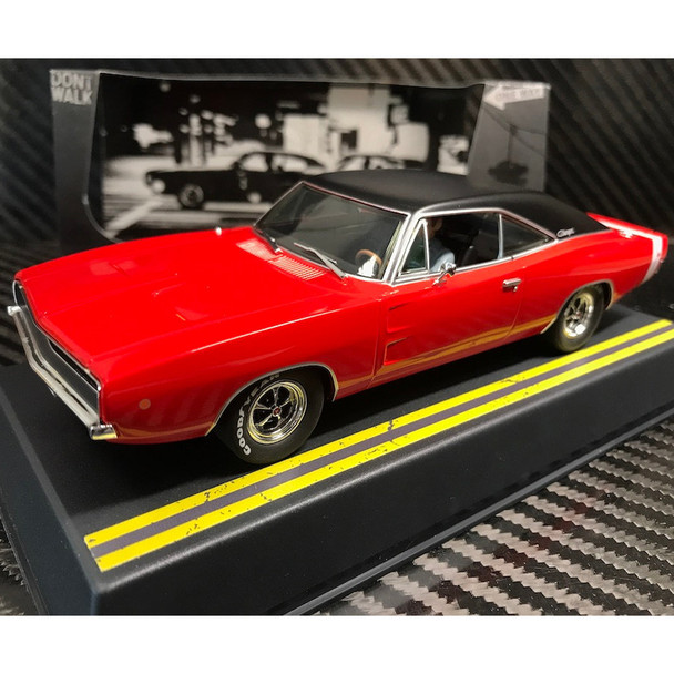 Pioneer P159 1968 Dodge Charger Hemi 426 Red Slot Car 1/32 Scalextric DPR