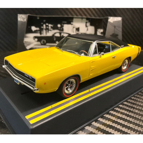 Pioneer P160 1968 Dodge Charger Hemi 426 Yellow Slot Car 1/32 Scalextric DPR