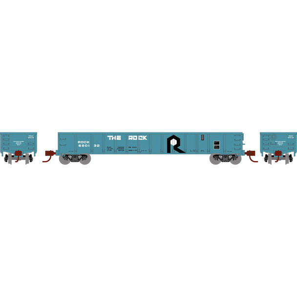 Athearn ATH3558 52' Mill Gondola - Rock Island #680132 Freight Cars N Scale