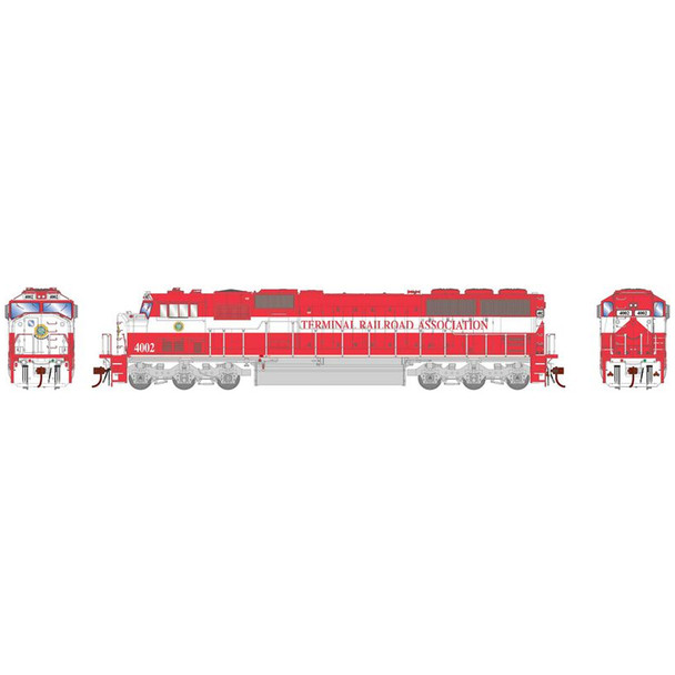 Athearn ATHG8421 SD60I Terminal Railroad #4002 Locomotive w/ LED HO Scale