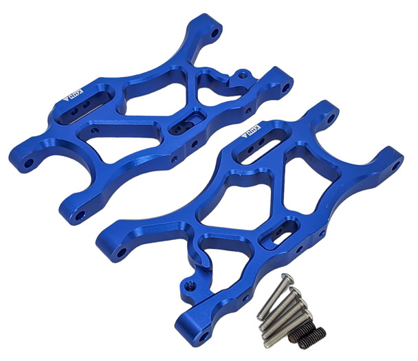 NHX RC Aluminum Rear Lower Arms -1/7 Infraction 6S / Limitless / 1/8 Typhon -Blue