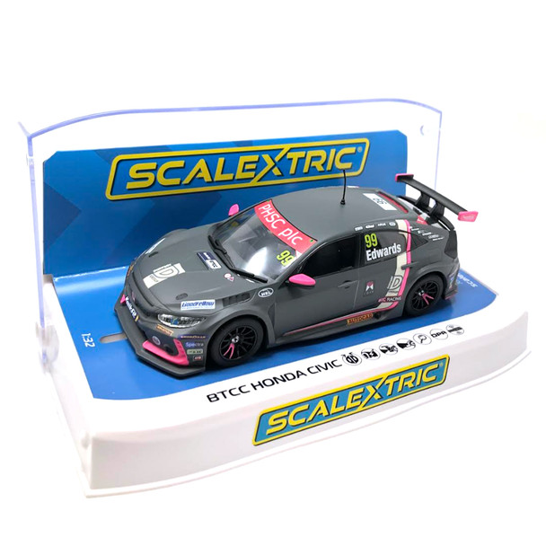 Scalextric C4317 Honda Civic Type R - BTCC 2021 - Jade Edwards 1/32 Slot Car