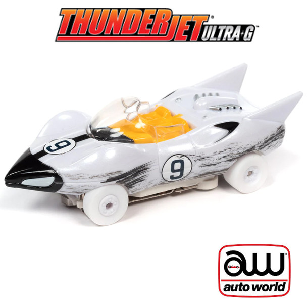 Auto World Thunderjet Speed Racer - Racer X Shooting Star Race Worn iWheels HO Slot Car