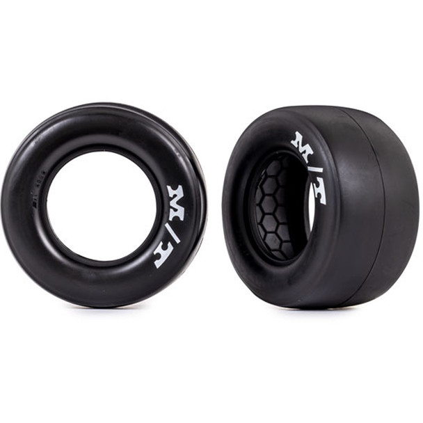 Traxxas 9471R Sticky Compound Mickey Thompson ET Drag Slicks Rear Tires (2) : Drag Slash