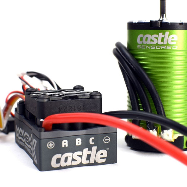 Castle Creations 010-0155-14 MAMBA X SCT 25.2V WP ESC & 1412-2100KV MOTOR COMBO