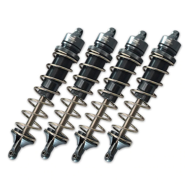 GPM Aluminum Front & Rear Adjustable Dampers 130mm Grey : Corally Sketer XL4S