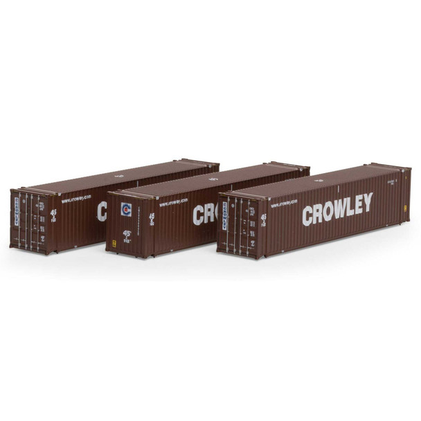 Athearn ATH17894 45' Container - Crowley #1 (3) N Scale