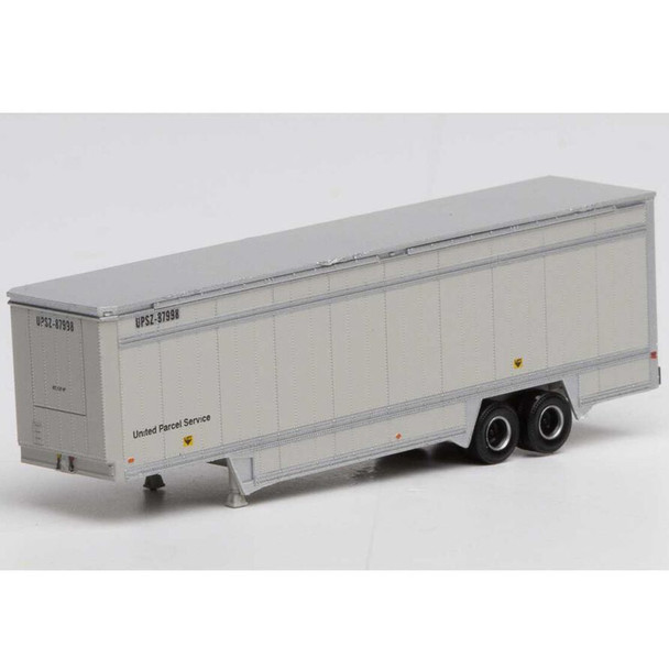 Athearn ATH30112 40' Drop Sill Parcel Trailer UPS/No Logo #87998 N Scale