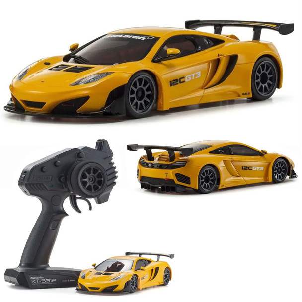 Kyosho 32343OR MINI-Z RWD Ready Set McLaren 12C GT3 2013 Orange Car