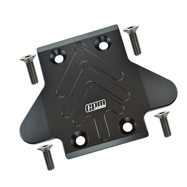 GPM Aluminum Front Chassis Protection Plate Black for Arrma 1/8 6S Talion / Outcast