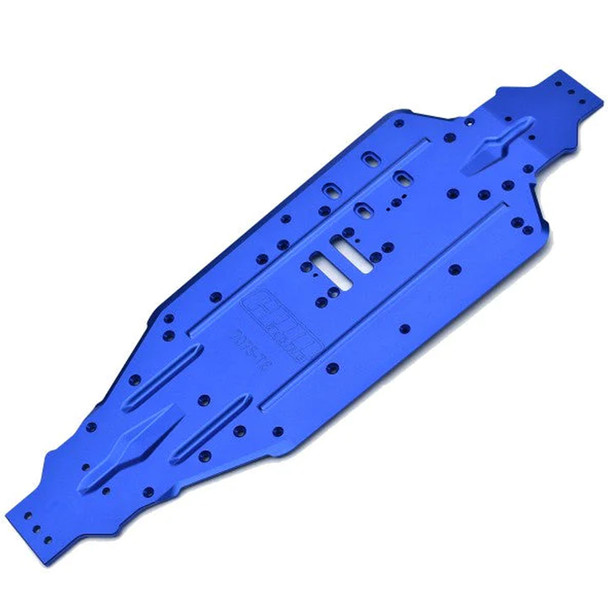 GPM Racing Aluminum 7075-T6 Chassis Protection Plate Blue for 1/8 Sledge