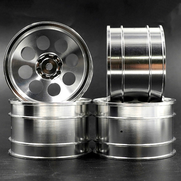 Yeah Racing WL-0171SV Alum CNC 8 Spoke Rim Set for Kyosho Optima / Optima Mid / Javelin / ULTIMA