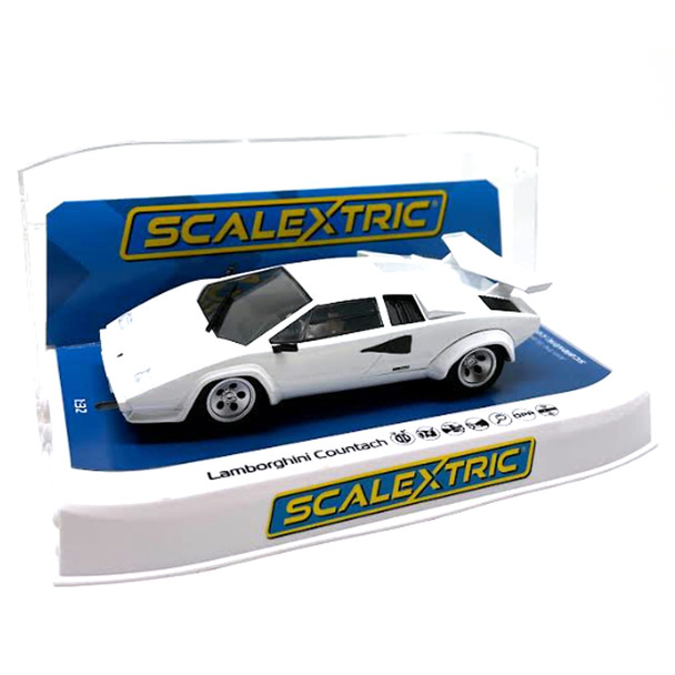 Scalextric C4336 Lamborghini Countach - White 1/32 Slot Car