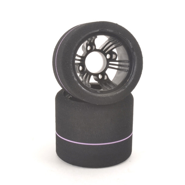 Contact RC JW2-38RA WGT10 Rear Tires 38Sh w/ Carbon Rim 61mm Lilac (2)