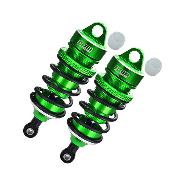 GPM Aluminum 6061-T6 Front Adjustable Spring Dampers 78mm Green for Limitless