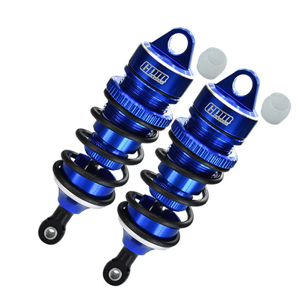 GPM Aluminum 6061-T6 Rear Adjustable Spring Dampers 88mm Blue for Limitless