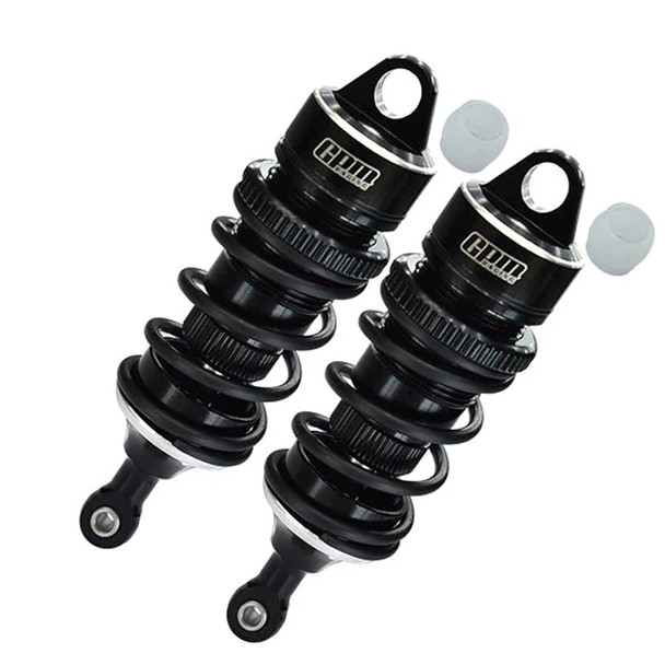 GPM Aluminum 6061-T6 Rear Adjustable Spring Dampers 88mm Black for Limitless