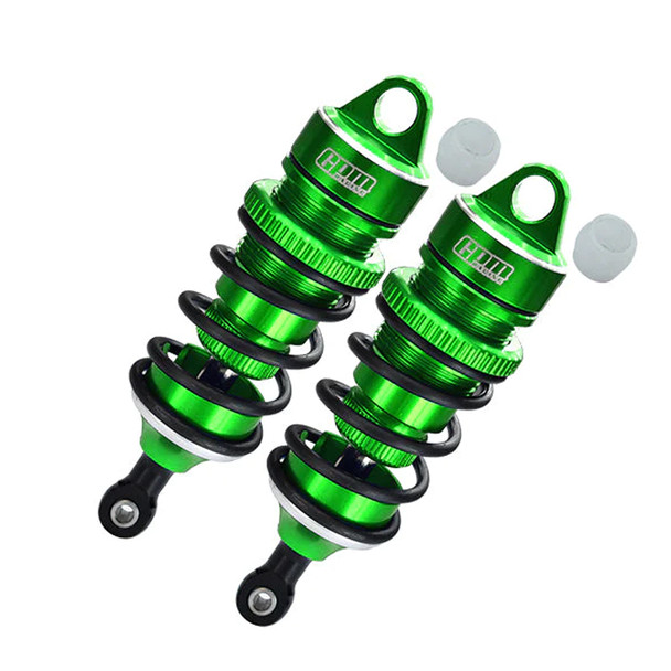 GPM Aluminum 6061-T6 Rear Adjustable Spring Dampers 88mm Green for Limitless