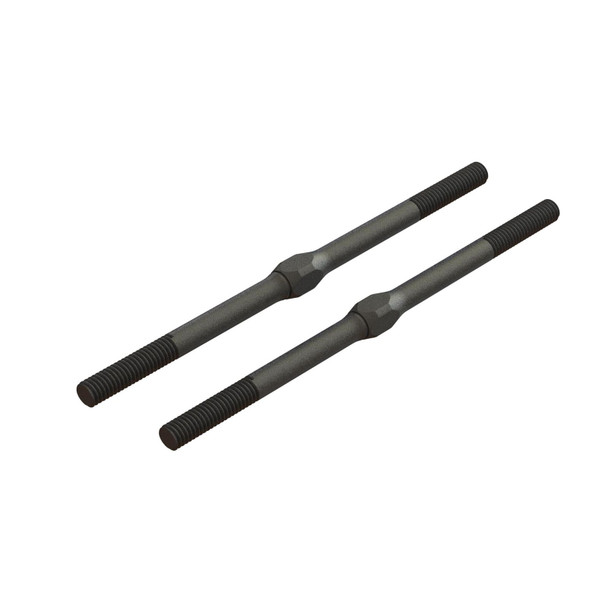 ARRMA  ARA330716 Steel Turnbuckle M4 x 85mm Black (2) : 4X4 4S Kraton / Outcast