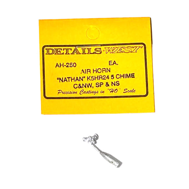 Details West AH-250 Nathan Air Horns - K5HR24 - for Canadian Roads HO Scale