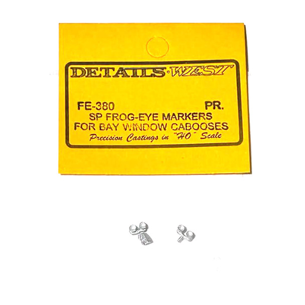 Details West FE-380 SP Frog-Eye Caboose Marker Lights (2) HO Scale