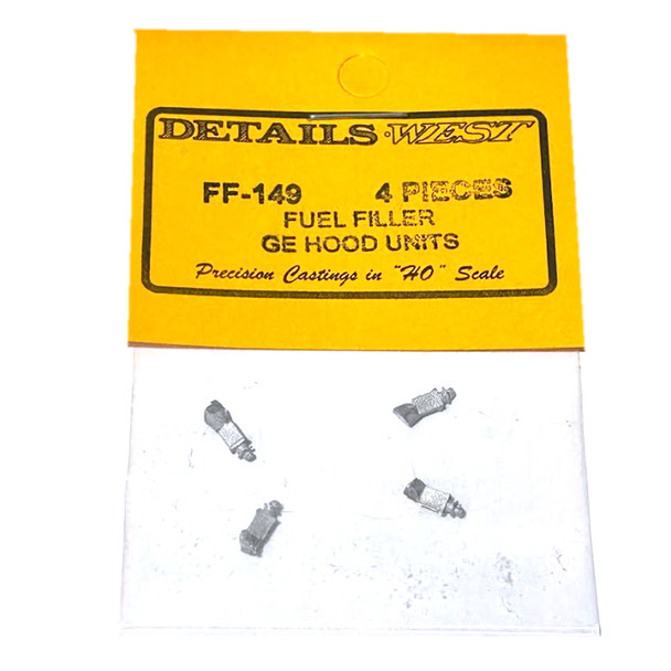 Details West FF-149 Fuel Fillers - GE Hood Units (4) HO Scale