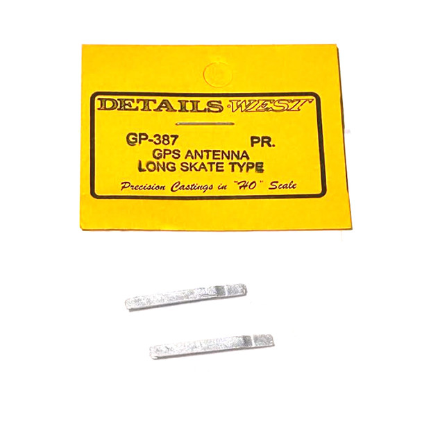 Details West GP-387 GPS Antenna Long Skate Type HO Scale