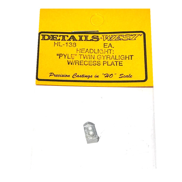 Details West HL-138 Nose-Mounted Lights - Pyle HO Scale