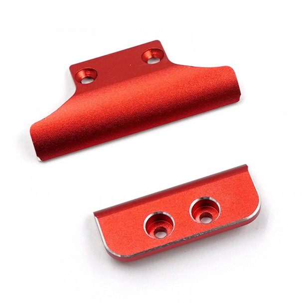 Yeah Racing KYMB-010RD Aluminum F & R Bumper Red for Kyosho Mini-Z MB010