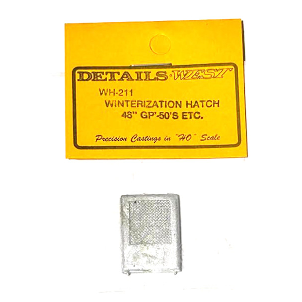 Details West WH-211 Winterization Hatches - 48" - Later EMD - GP50s HO Scale