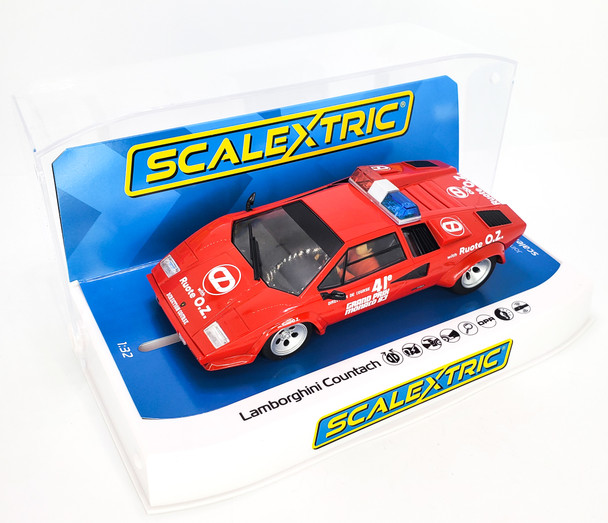 Scalextric C4329 Lamborghini Countach -1983 Monaco GP Safety 1/32 Slot Car