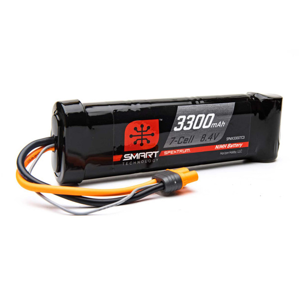 Spektrum SPMX33007C3 8.4V 3300mAh 7-Cell Smart NiMH Battery IC3 Connector
