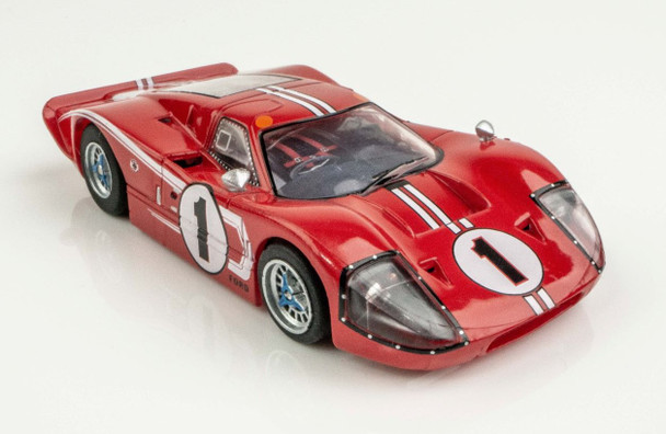 AFX 22042 Ford GT40 MKIV #1 Red - Mega G+ HO Slot Car