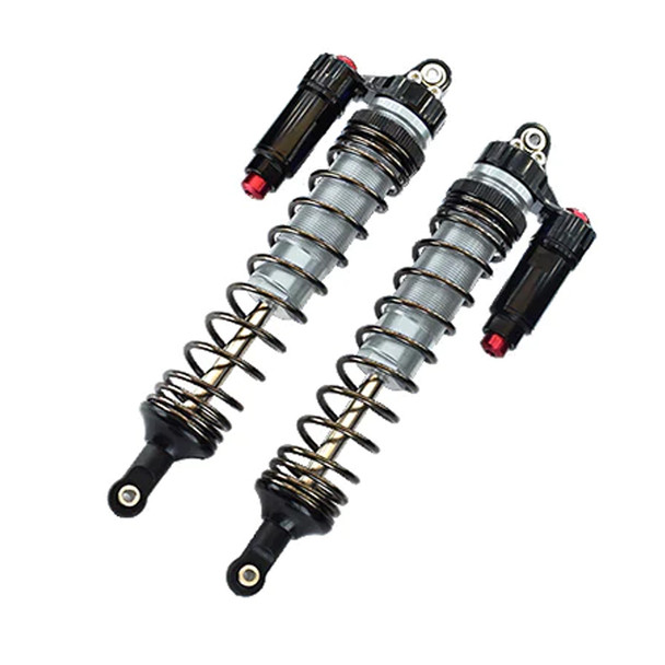 GPM Aluminum 6061-T6 Front L-Shape Piggy Back Sprint Dampers 135mm Silver for UDR