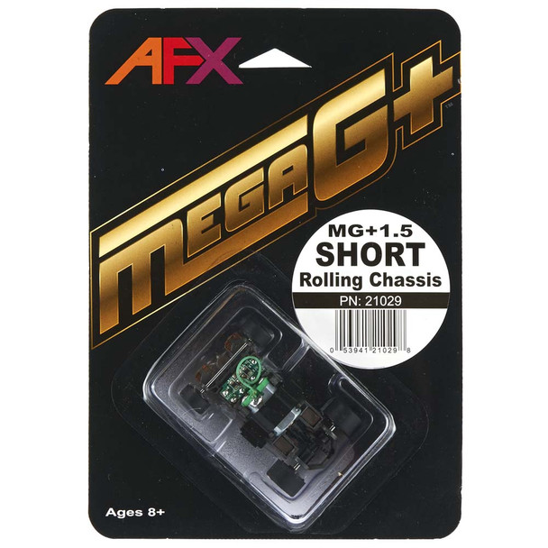 AFX 21029 Mega G+ 1.5 Rolling Chassis Short HO Scale Slot Car