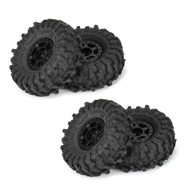 Pro-Line 10215-10 1/24 Mickey Thompson Baja Pro X F/R 1.0" MTD 7mm Black Holcomb (4)