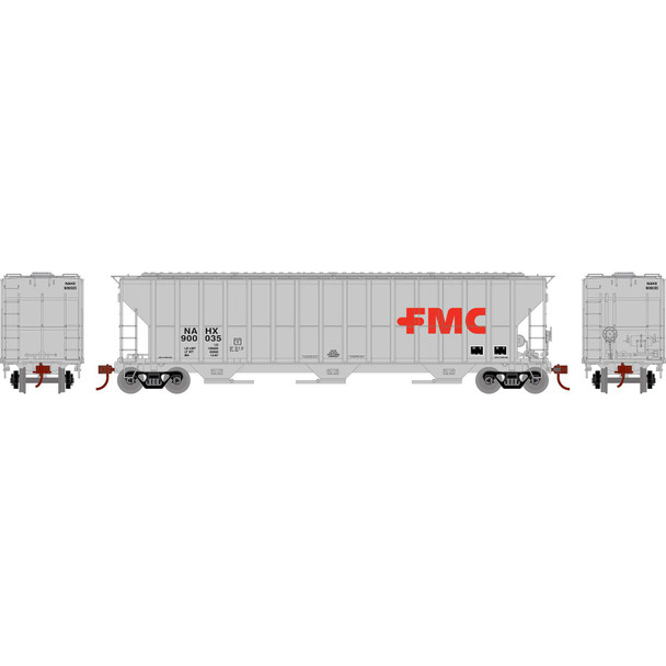 Athearn ATH81580 54' FMC 4700 Covered Hopper - NAHX #900035 HO Scale