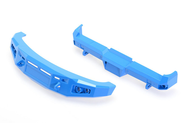 CEN Racing CKD0490 KAOS Daytona Blue Bumper Set F/R for F250 or F450