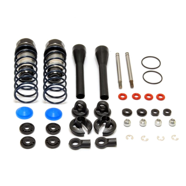 HoBao 40125 Rear Shock Absorber - 2 Set - Hard/Blue Spring for Hyper EX10