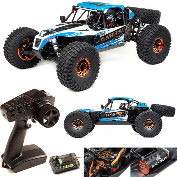 Losi LOS03028T1 1/10 Lasernut U4 4WD Brushless RTR w/ Smart & AVC Blue