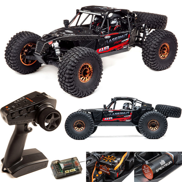 Losi LOS03028T2 1/10 Lasernut U4 4WD Brushless RTR w/ Smart & AVC Black