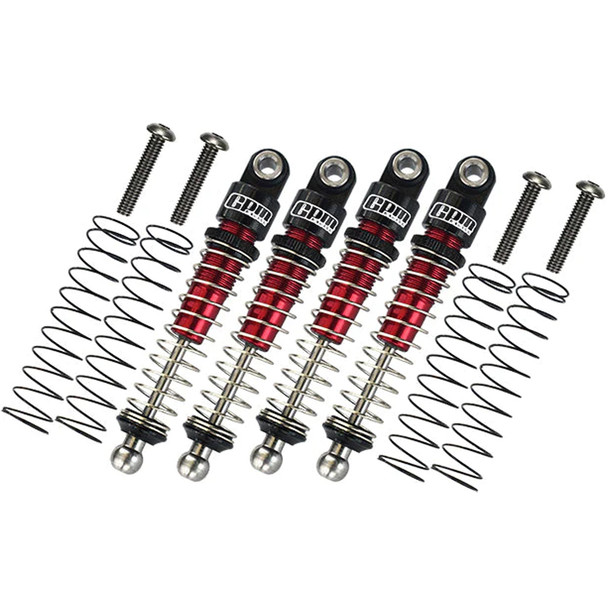 GPM Aluminum 6061-T6 Front & Rear Shock 38mm Red for Kyosho 1/18 Mini-Z 4x4