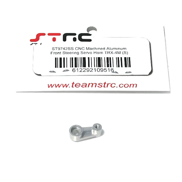 STRC ST9742SS Aluminum Front Steering Servo Horn Silver for Traxxas TRX-4M