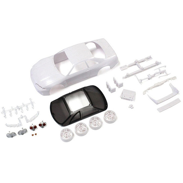 Kyosho MZN182 Nissan SKYLINE GT-R R33 White Body Set w/ Wheels : Mini-Z
