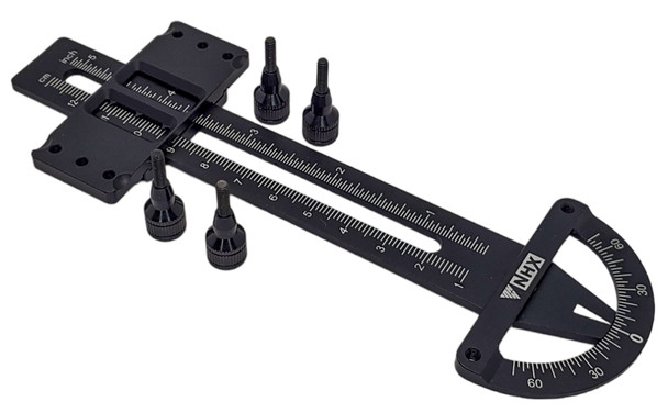 NHX RC Alum Shock Synchronizer Ruler Suspension Tool Adjustable Damping 1/10 -Black