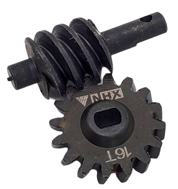 NHX RC Steel Overdrive Gears Differential Worm Gear Set 2T/16T for SCX24