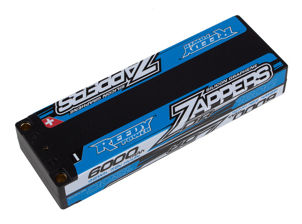 Associated 27373 Zappers DR 6000mAh 130C 7.6V LP Stick Drag Racing Lipo Battery