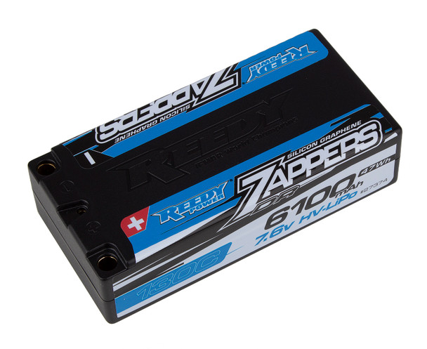 Associated 27374 Zappers DR 6100mAh 130C 7.6V Shorty Drag Racing Lipo Battery